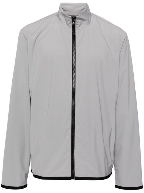 Long-sleeve mock-neck jacket - Grey