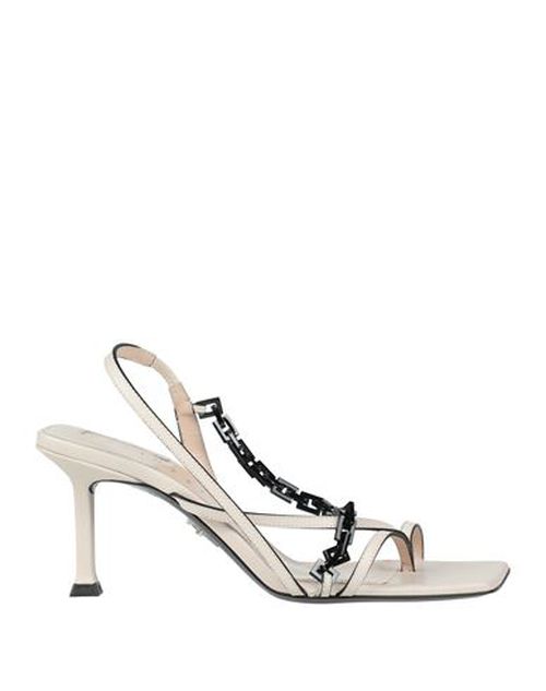 Woman Toe strap sandals Ivory