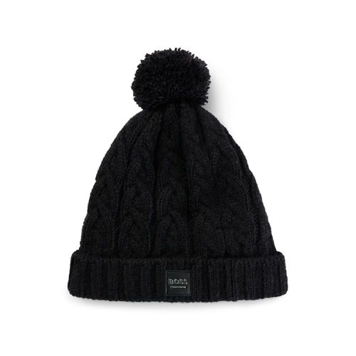 Equestrian lightweight bobble hat with fleece inner