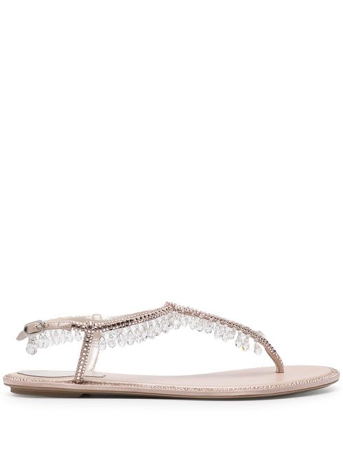 Chandelier flat sandals - Neutrals