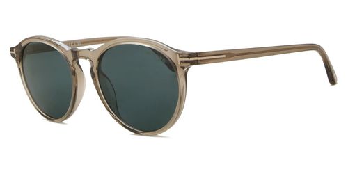 Aurele Blue Oval Mens Sunglasses FT0904 57V 52