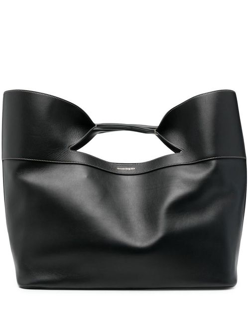 The Bow Large Leather Tote Bag