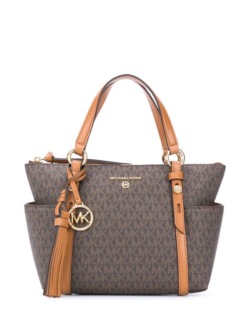 Nomad small logo tote bag - Brown
