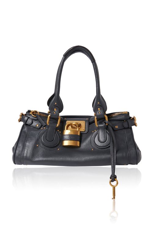 Paddington Grained Leather Shoulder Bag