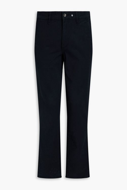 Cotton-blend gabardine chinos - Blue - 29