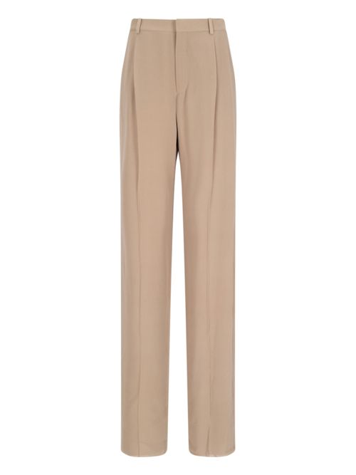 100% Silk Tailored Trousers