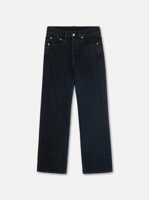 Straight-Leg Denim Pants