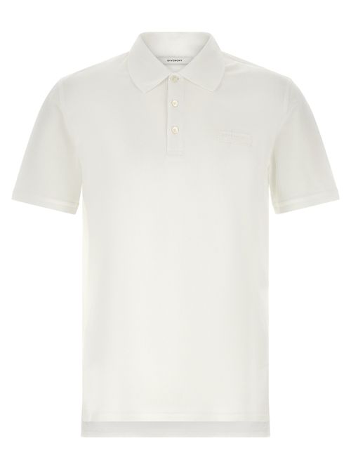 Piqué Cotton Polo Shirt — White