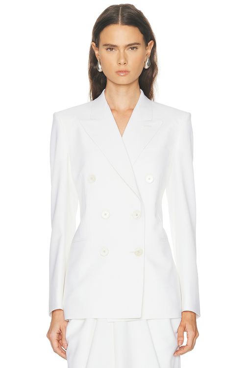 Givenchy Double Breasted Jacket in White - White. 34 also