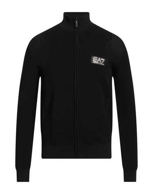 Ea7 Man Sweatshirt Black Size 3XL Polyamide
