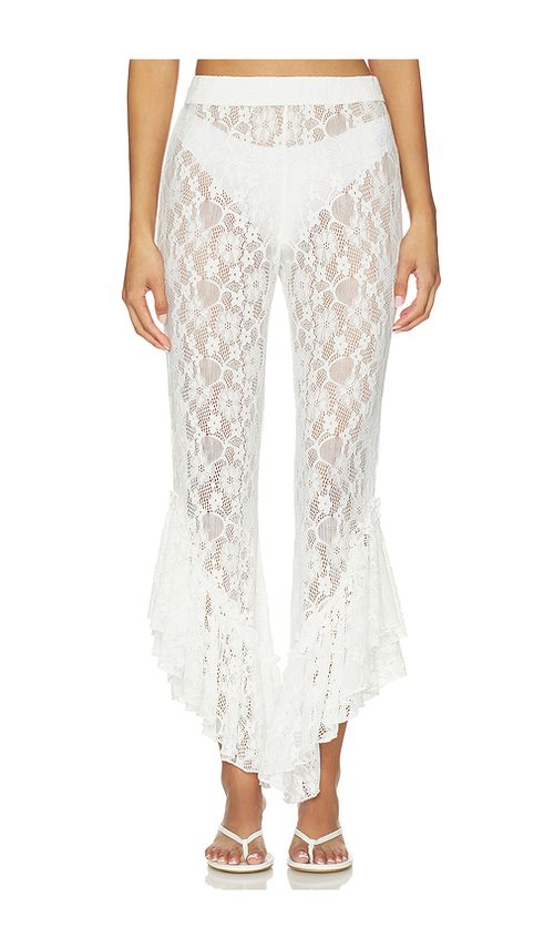 My Beachy Side Lotus Pants in Ivory. L also in
