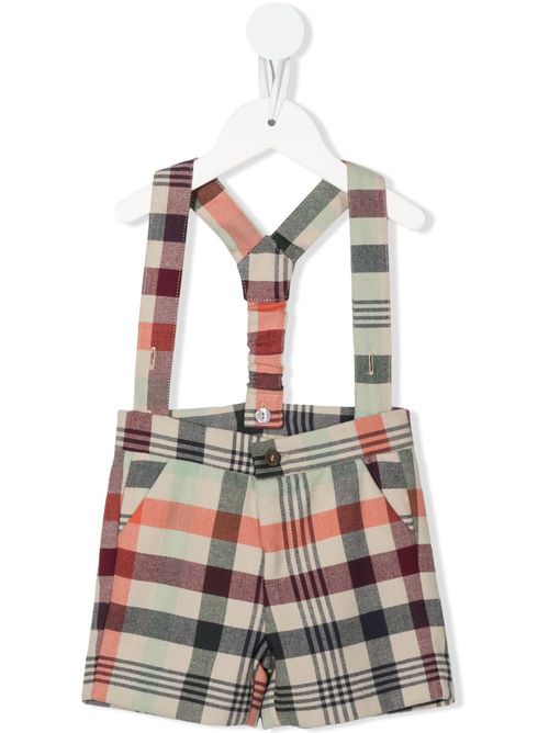 Booker short dungarees - Neutrals