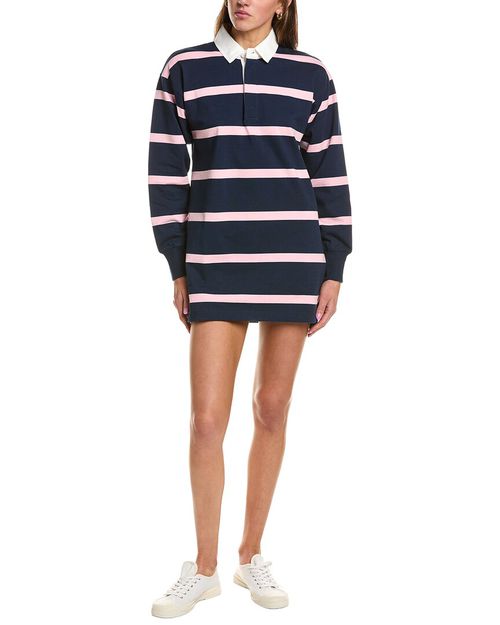 Stripe Rugby Polo Dress