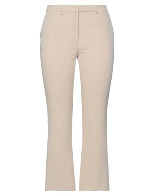 Woman Pants Beige Size 12 Polyester, Elastane