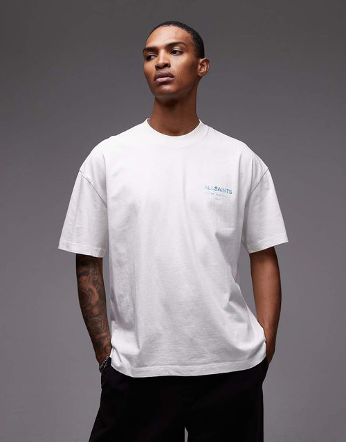 Underground t-shirt in ashen white/blue