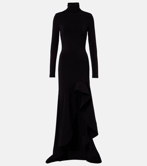 Crêpe jersey gown