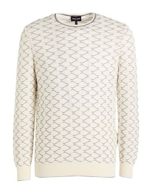 Man Sweater Off white Size 38 Cotton, Cashmere