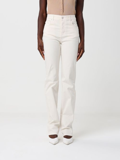 Pants Woman color Yellow Cream