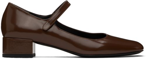 BY FAR Brown Ginny Ballerina Flats