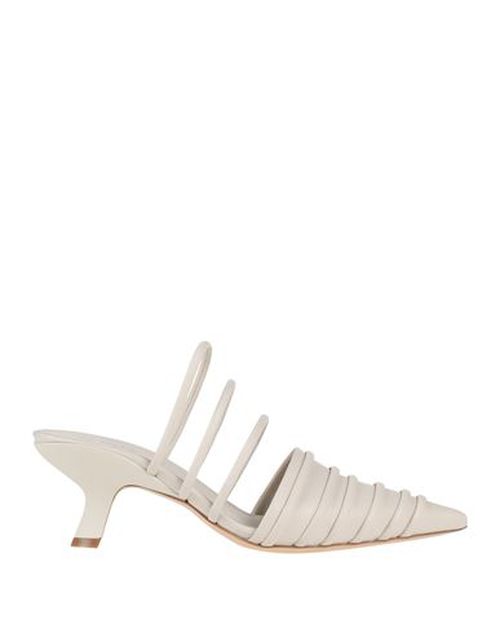 Vic Matiē Woman Mules & Clogs Off white Size 6 Soft Leather
