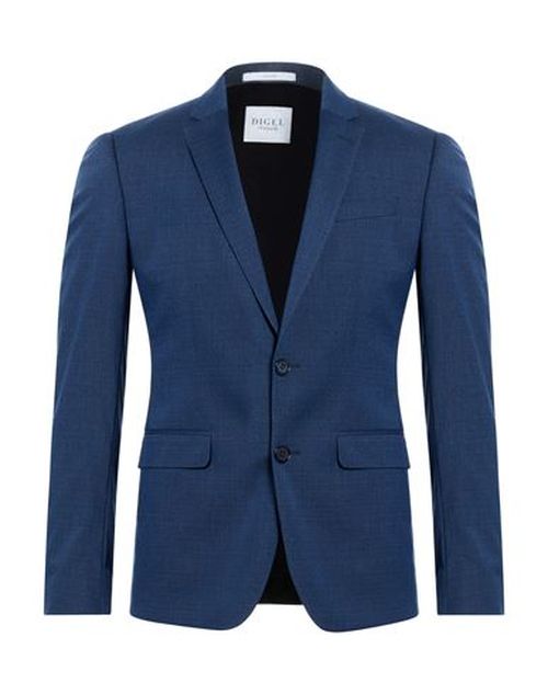 Man Blazer Midnight blue Size 36 Polyester, Viscose, Elastane