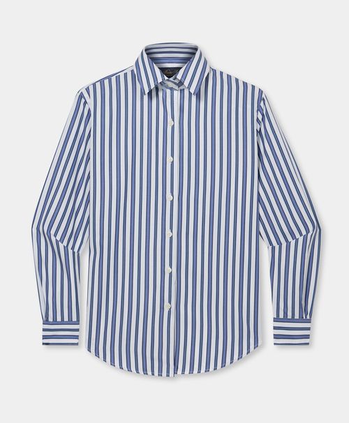 Relaxed Striped Cotton Shirt