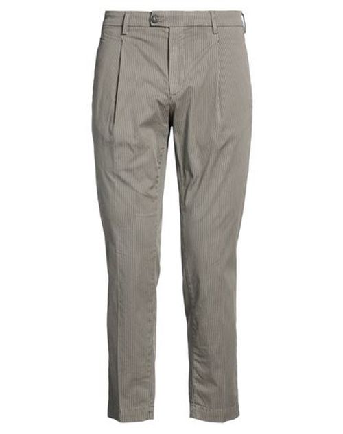 Man Pants Grey Size 35 Cotton, Elastane