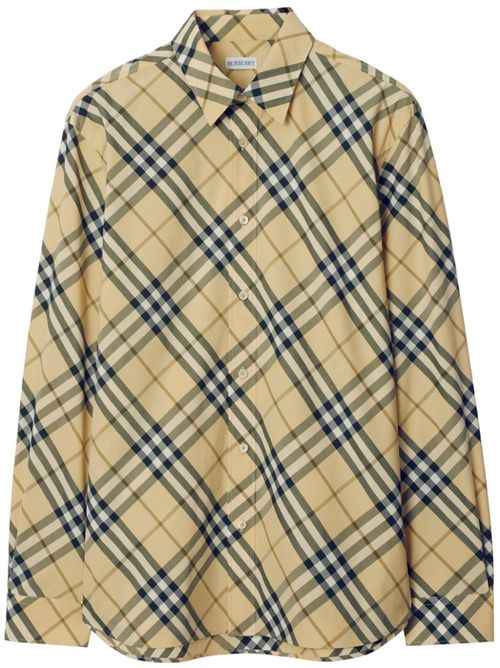Vintage Check cotton shirt - Neutrals