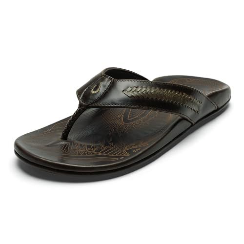 OLUKAI Mea Ola Mano Men's Leather Sandals
