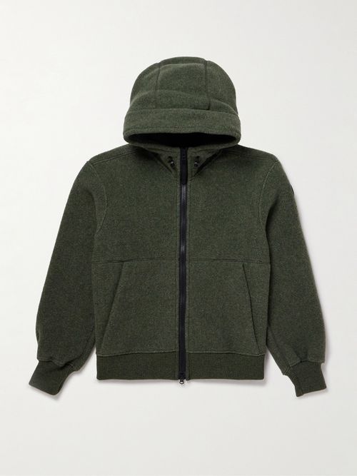 Chilliwack Recycled Wool-Blend Fleece Zip-Up Hoodie