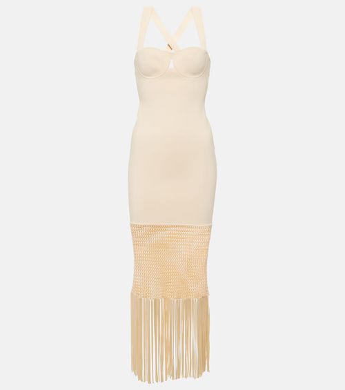Diana fringed midi dress