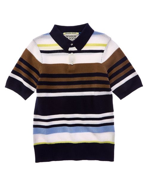 Structured Knitted Polo Shirt