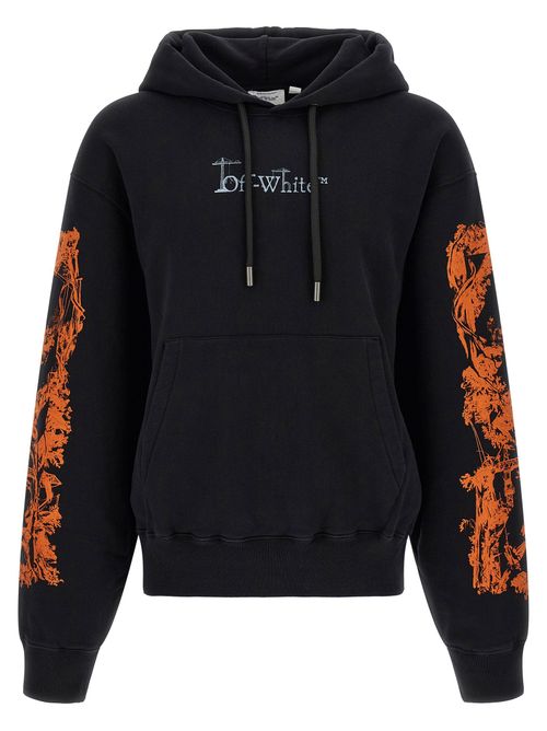 City Nature Graphic Hoodie — Black
