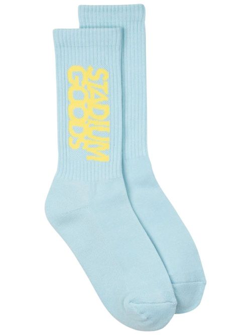 Logo "Robin Egg" crew socks - Blue