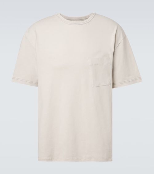 Cotton and linen T-shirt