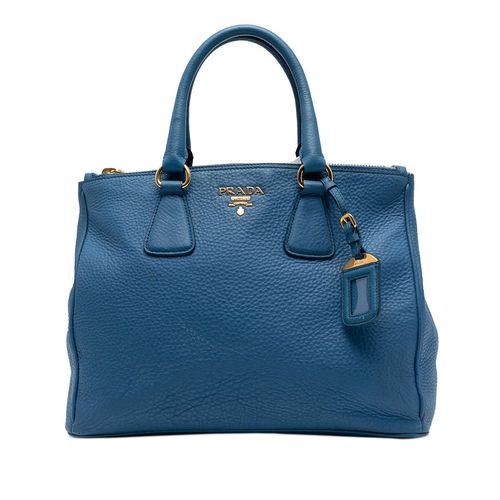 Pre-owned Vitello Daino Double Zip Convertible Tote 0M3F2SJ1PJY4G5TA