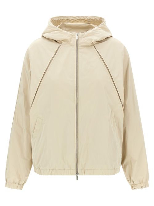 Punto Luce Puffer Jackets Beige