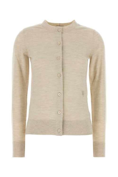 Wool Cardigan — Beige