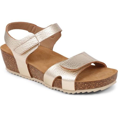 Jones Bootmaker Womens Joanie Leather Sandals - Gold
