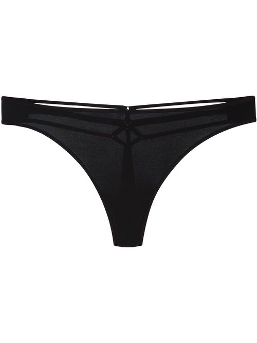 Space Odyssey thong - Black