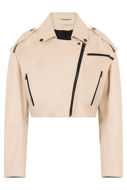 Mini Cropped Leather Jacket