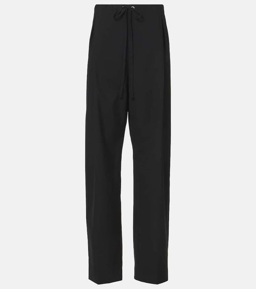 Trenton wool wide-leg pants