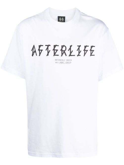 Logo-print cotton T-shirt - White