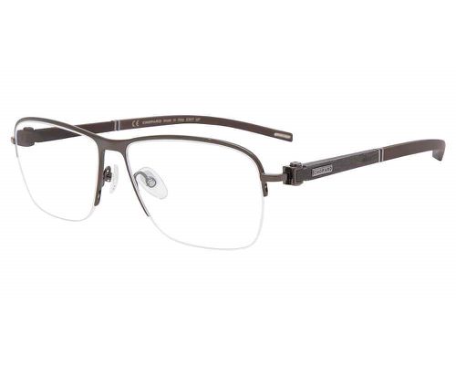 Demo Rectangular Mens Eyeglasses VCHD83 0568 57