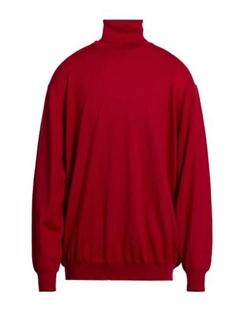 Man Turtleneck Brick Size 50 Virgin Wool