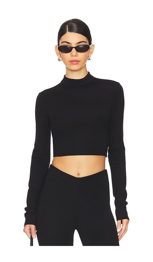 Camila Coelho OBERTEIL ILEANA in Black. Größe XS. Also in M