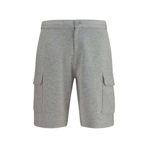 Cargo Cotton Bermuda Shorts — Gray