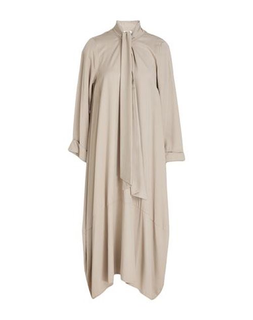 Woman Midi dress Grey Size 6 Viscose