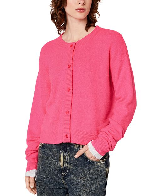 Damsville Crewneck Cardigan Sweater