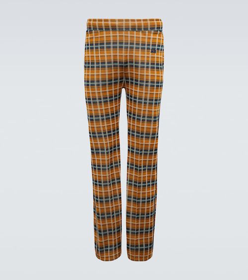 Wales Bonner Samuel checked track pants